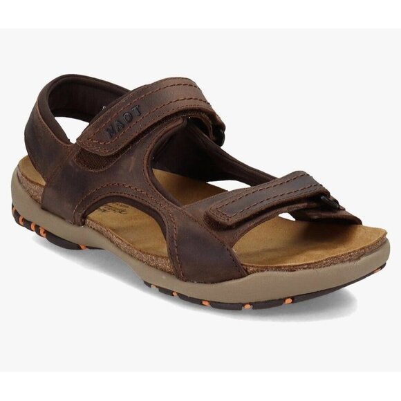 NAOT Footwear Mens Electric Sandal Bison Leather Rubber Sole Size 8 EU 41 New